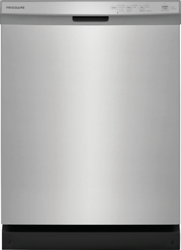 Frigidaire 24 in Front Control Built-In Dishwasher, Stainless Steel