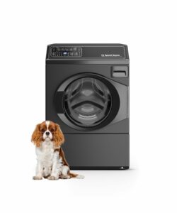 Speed Queen FF7012BN Matte Black Front Load Washer W/ Right Hinge