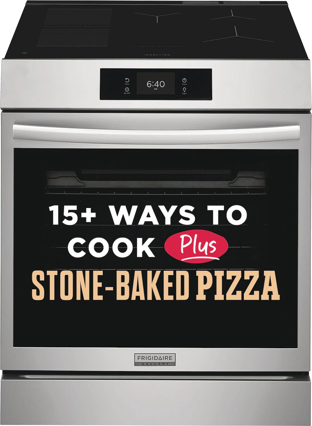 Frigidaire GCFI3070BF 30" Front Control Induction Range With Stone-Baked Pizza