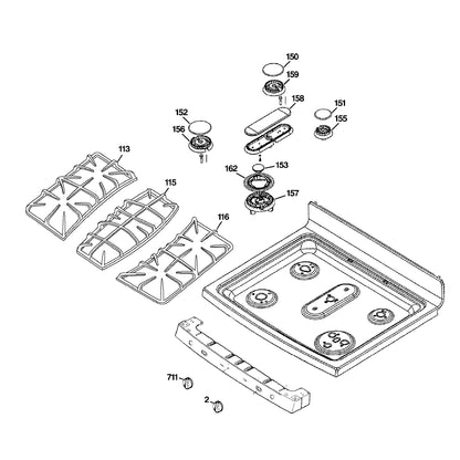 GE PGB935 Passover Parts