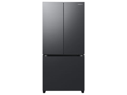 Samsung RF18A5101MT 18 Cu. Ft. Counter Depth 3-Door French Door Refrigerator In Matte Black Steel