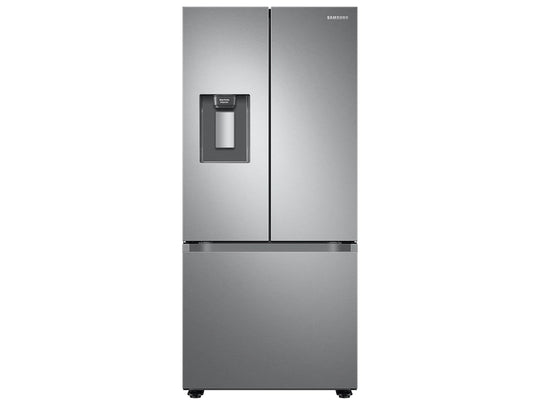 Samsung RF22A4221SR 22 Cu. Ft. Smart 3-Door French Door Refrigerator With External Water Dispenser In Fingerprint Resistant Stainless Steel