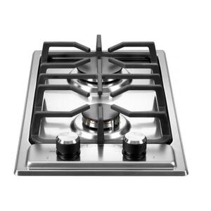 Verona VDGCT212FSS Verona 12" Designer Gas Cooktop - Brass Burners - Ss