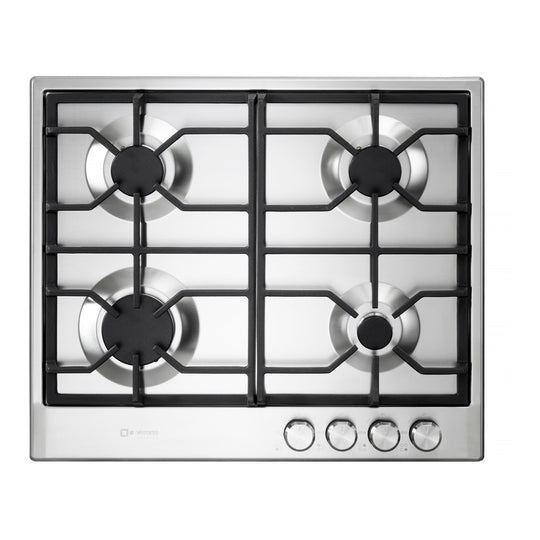 Verona VDGCT424FSS Verona 24" Designer Gas Cooktop-Brass Burners Ss