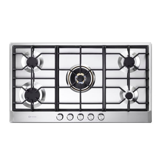 Verona VDGCT536FSS Verona 36" Designer Gas Cooktop-Brass Burners Ss