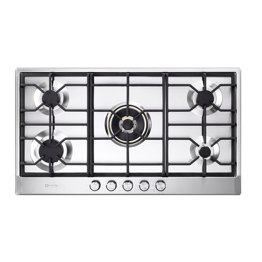 Verona VDGCT536FSS Verona 36" Designer Gas Cooktop-Brass Burners Ss