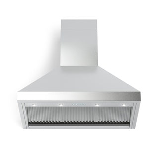 Verona VECHW36GSS 36" Designer Chimney Wall Hood- 600 Cfm - 4 Speeds