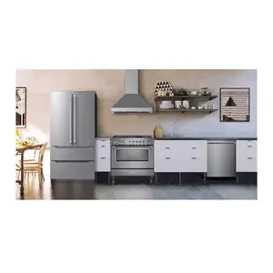 Verona VECHW36GSS 36" Designer Chimney Wall Hood- 600 Cfm - 4 Speeds