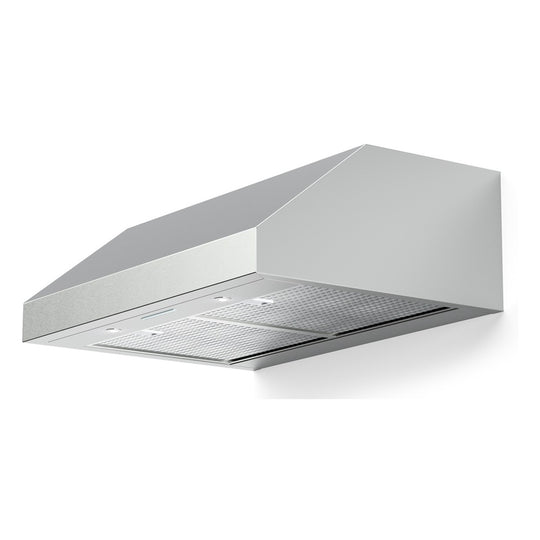 Verona VELP3010GSS 30" Designer Low Profile Hood, Wall-Mount - 600 Cfm - 4 Speeds