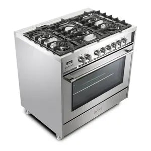 Verona VPRFSGE365SS Verona Prima 36" Dual Fuel Range - Stainless Steel