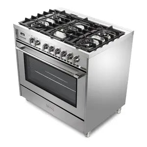 Verona VPRFSGE365SS Verona Prima 36" Dual Fuel Range - Stainless Steel