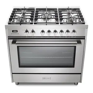 Verona VPRFSGE365SS Verona Prima 36" Dual Fuel Range - Stainless Steel