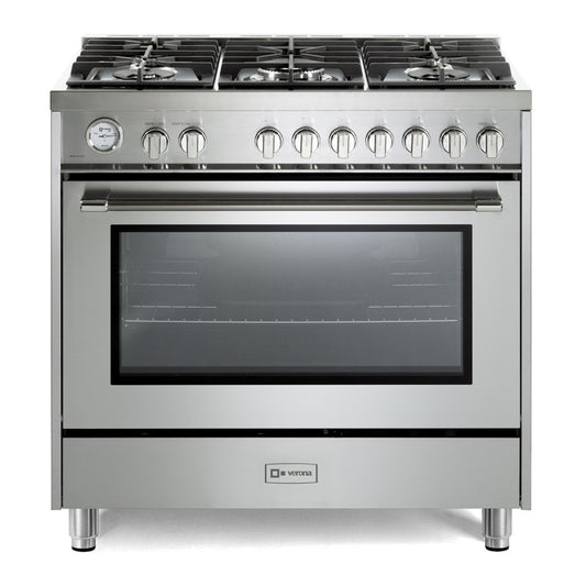 Verona VPRFSGG365SS Verona Prima 36" Gas Range - Stainless Steel