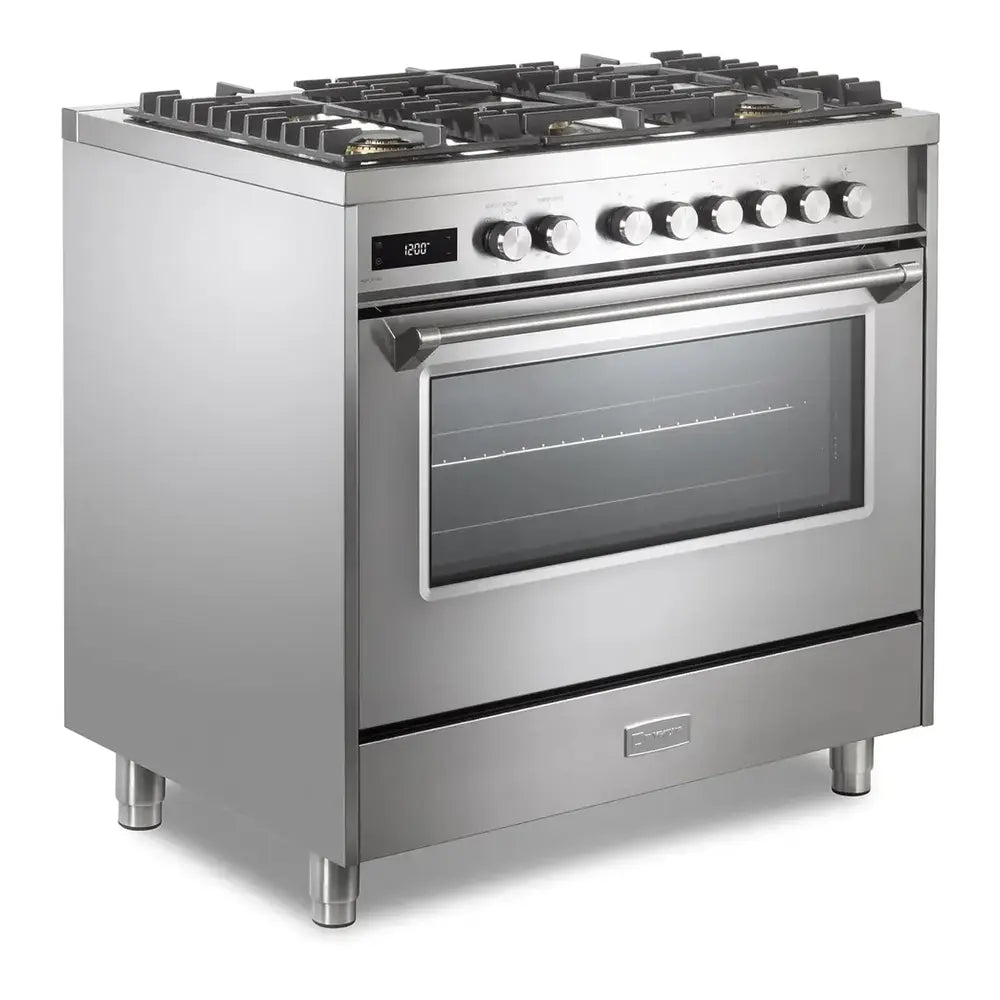 Verona VUFSGE365SS Verona Ultima 36" Dual Fuel Range - Stainless Steel