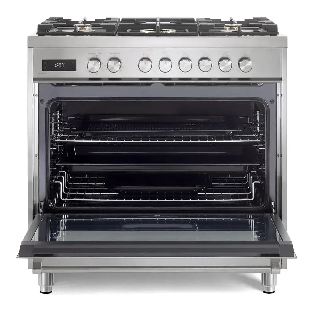 Verona VUFSGE365SS Verona Ultima 36" Dual Fuel Range - Stainless Steel