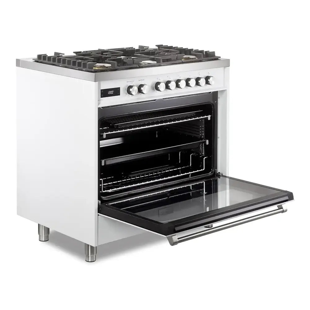 Verona VUFSGE365W Verona Ultima 36" Dual Fuel Range - White