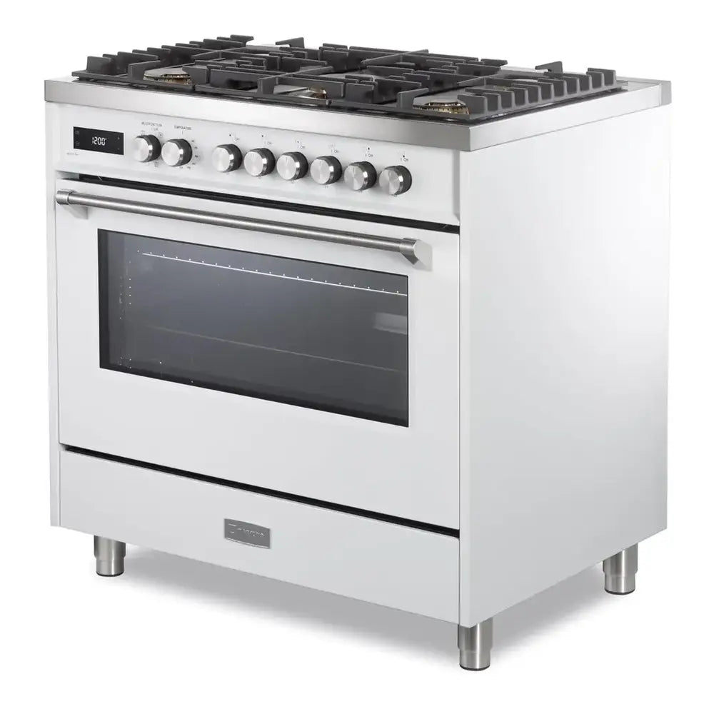 Verona VUFSGE365W Verona Ultima 36" Dual Fuel Range - White