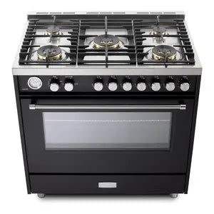 Verona VUFSGG365E Verona Ultima 36" Gas Range - Matte Black