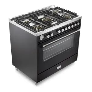 Verona VUFSGG365E Verona Ultima 36" Gas Range - Matte Black