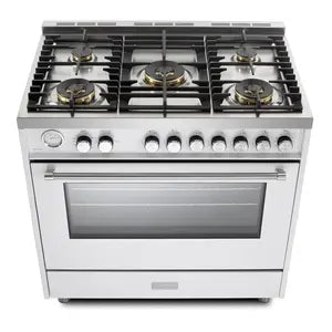 Verona VUFSGG365W Verona Ultima 36" Gas Range - White
