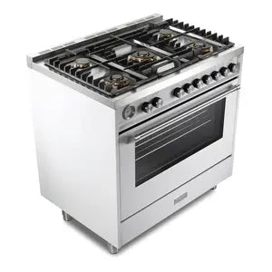 Verona VUFSGG365W Verona Ultima 36" Gas Range - White