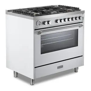 Verona VUFSGG365W Verona Ultima 36" Gas Range - White