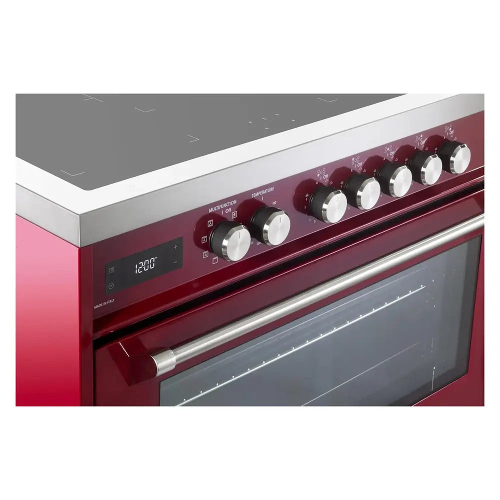 Verona VUFSIE365BU Verona Ultima 36" Induction Range - Burgundy