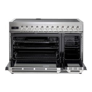 Verona VUFSIE487DSS Verona Ultima 48" Induction Range With 7 Elements, Griddle And 6.5 Cu. Ft. Oven Capacity In Stainless Steel