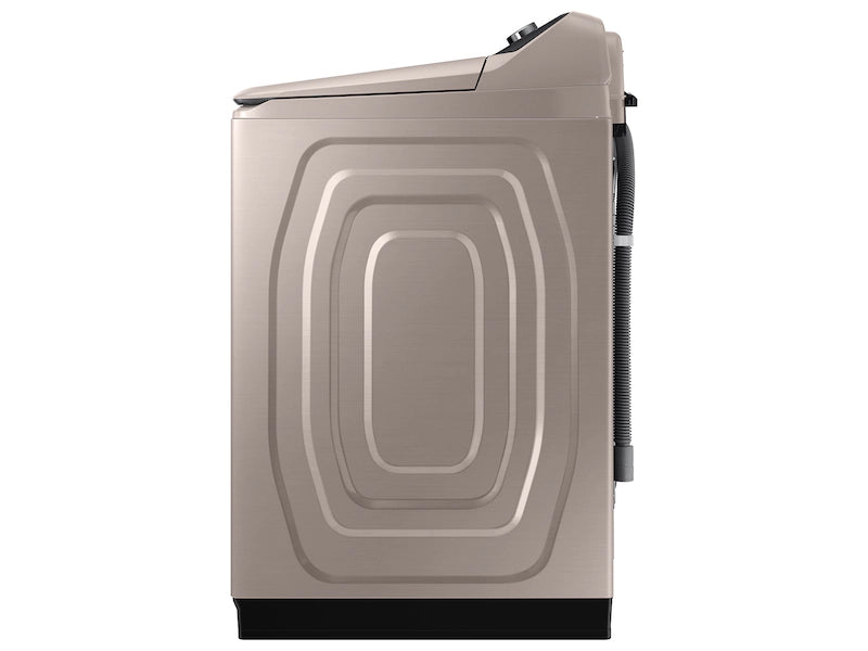 Samsung WA51A5505AC 5.1 cu. ft. Smart Top Load Washer with ActiveWave™ Agitator and Super Speed Wash in Champagne, Open Box