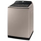 Samsung WA51A5505AC 5.1 cu. ft. Smart Top Load Washer with ActiveWave™ Agitator and Super Speed Wash in Champagne, Open Box