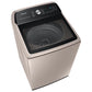 Samsung WA51A5505AC 5.1 cu. ft. Smart Top Load Washer with ActiveWave™ Agitator and Super Speed Wash in Champagne, Open Box