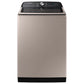 Samsung WA51A5505AC 5.1 cu. ft. Smart Top Load Washer with ActiveWave™ Agitator and Super Speed Wash in Champagne, Open Box