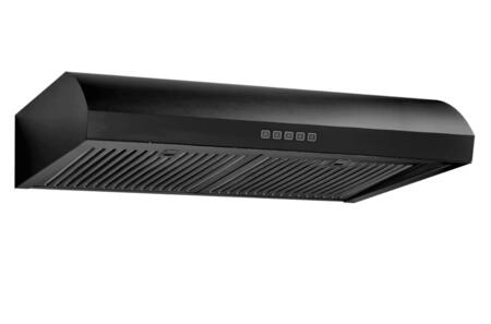 Xo Appliance XOE230B 30" 400 Cfm Under Cabinet Range Hood Black