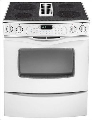 Jennair JES9800AAW Slide-In Downdraft Electric Range