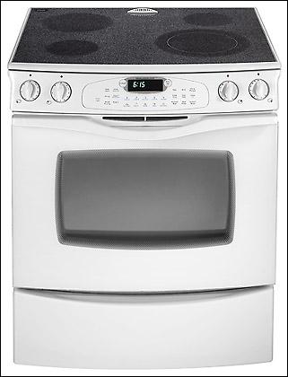 Jennair JES8850AAW Slide-In Electric Convection Range