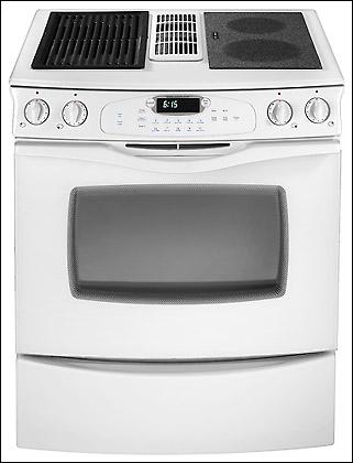 Jennair JES9750AAW Slide-In Downdraft Electric Range