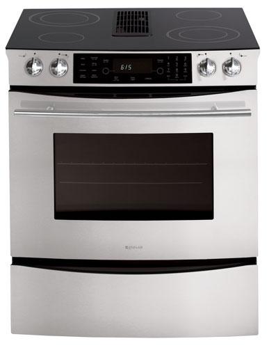 Jennair JES9900BCS Jenn-Air® Electric Downdraft Slide-In Range