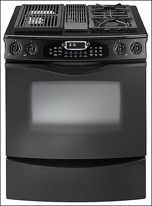 Jennair JDS9860AAB Slide-In Dual-Fuel Downdraft Range