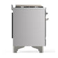 Ilve UMD40FNR3SSCLP Ilve Umd40Fnr3Ssclp Majestic Iii 40 Inch Dual Fuel Range With 6 Burners And Griddle, Dual Function Burner Up To 25,000 Btu (Liquid Propane, Triple Glass Door, Stainless Steel, Chrome)