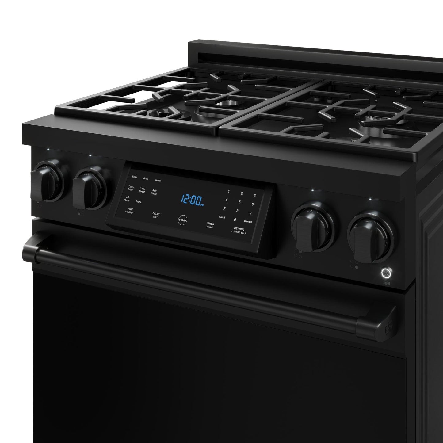 Thor Kitchen RSG30PBLP 30 Inch Professional Liquid Propane With Precision Knob Control In Black