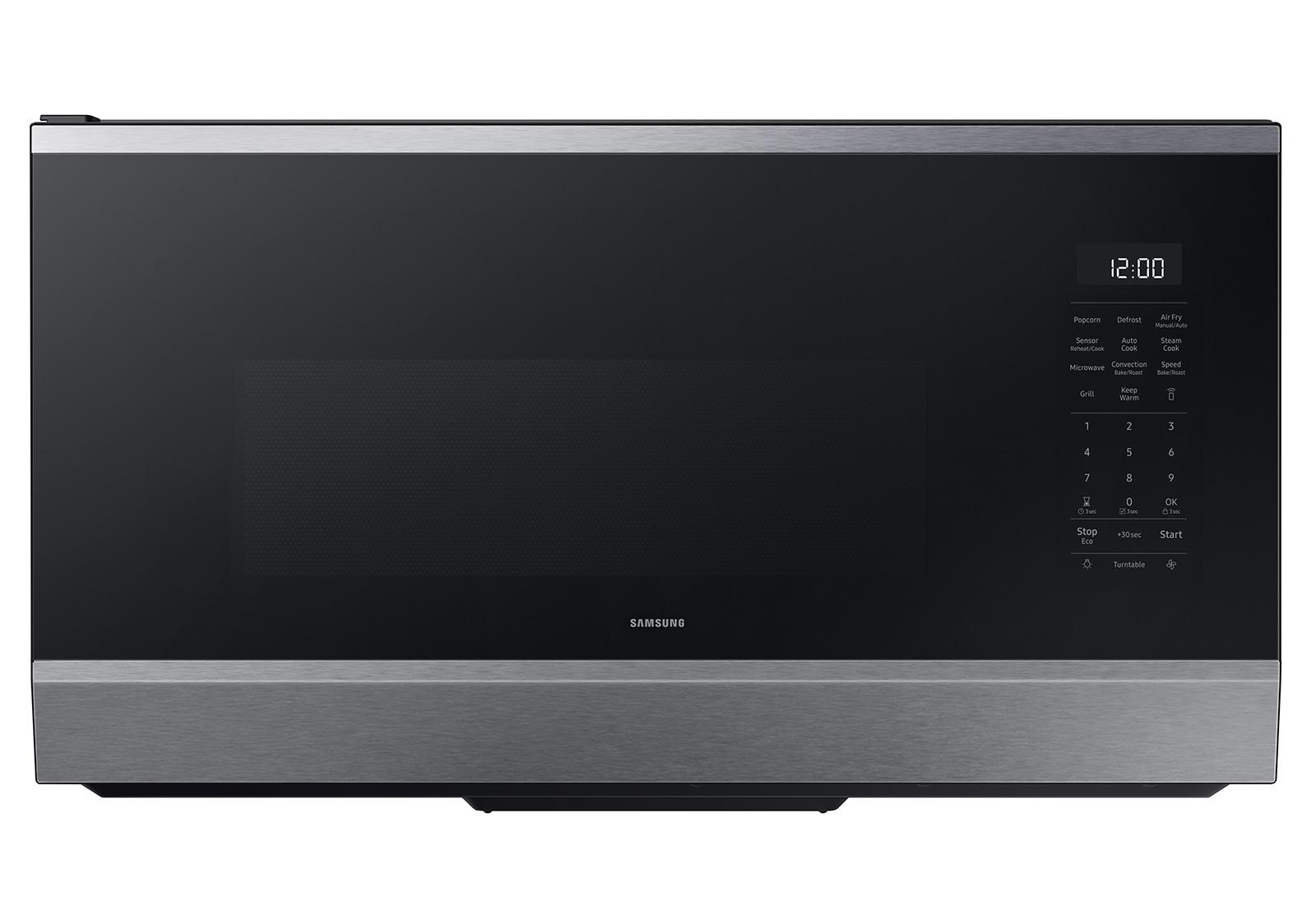 Samsung F1772135462729 Bespoke Kitchen Package With Ai 3-Door French Door Fridge, Slide-In Gas Range, Smart Dishwasher & Over-The-Range Microwave In Stainless Steel
