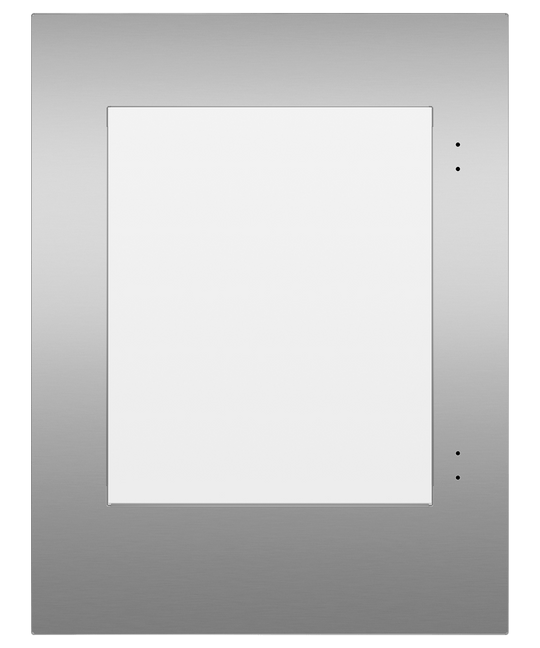 Fisher & Paykel RD2434VL Framed Stainless Left-Hinge Door Panel For Integrated Undercounter Wine & Beverage, 24"