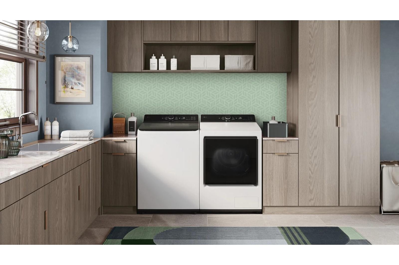 Lg DLHC8402W 7.3 Cu. Ft. Ultra Large Capacity Smart Rear Control Ventless Dryer With Dual Inverter Heat Pump Technology And Inverter Direct Drive Motor System