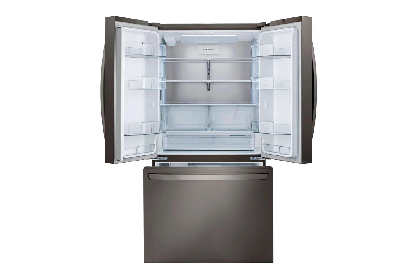 Lg LRFLC2706D 36" Wide, 27 Cu Ft. 3 Door French Door, C/Depth Refrigerator With Internal Water Dispenser, Printproof Black Stainless Steel