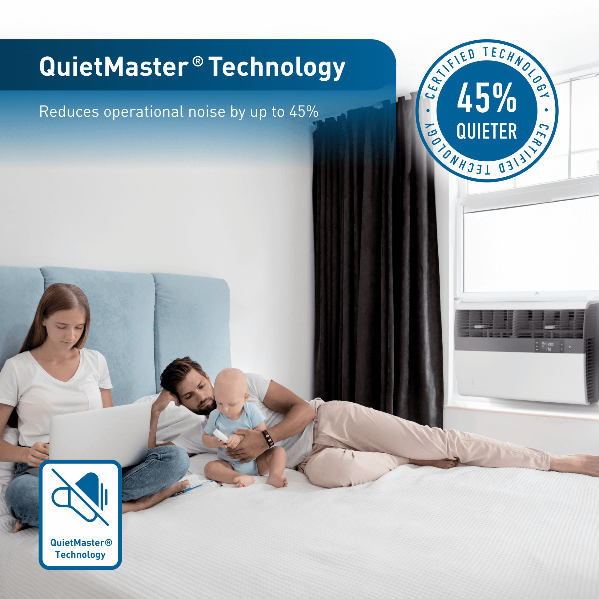 Friedrich KEVL36B35A Friedrich K Hl Inverter 36,000 Btu 230V Smart Window/Wall Air Conditioner With Electric Heat