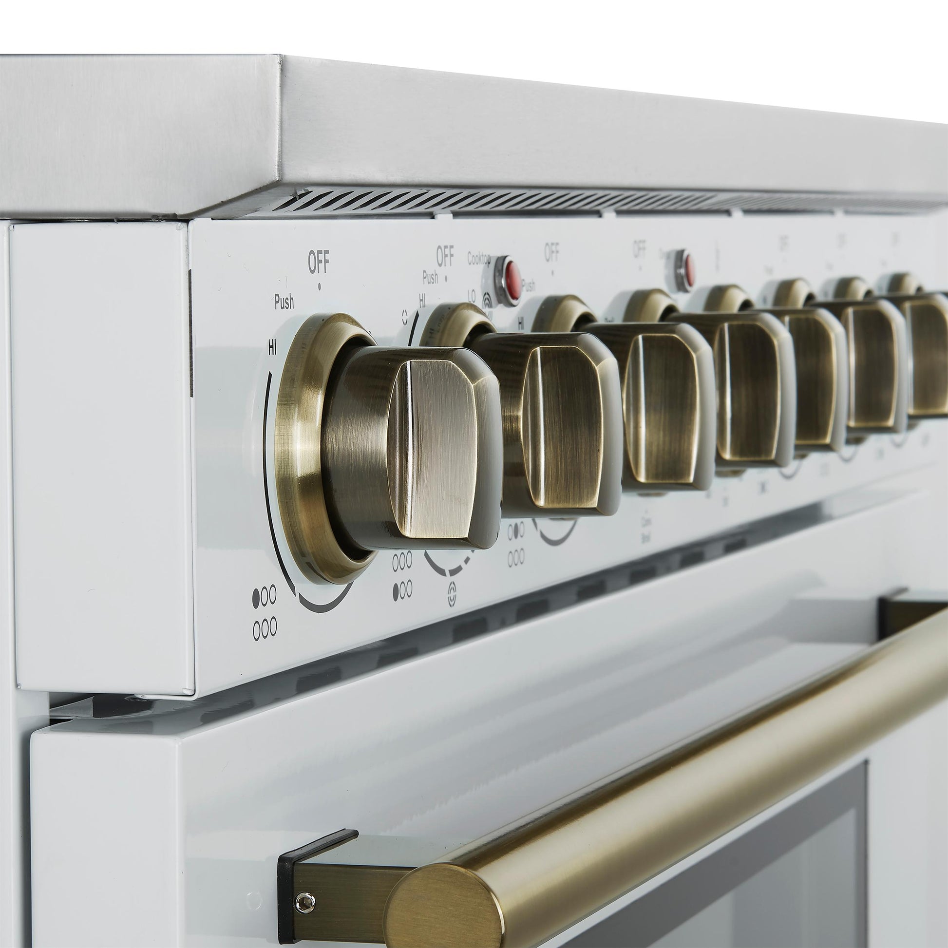 Forno FFSEL601136WHT Forno Paolo 36 Inch White Freestanding Electric Range, Stainless Steel, 5.44 Cu.Ft, True Convection Oven, Energy Efficient