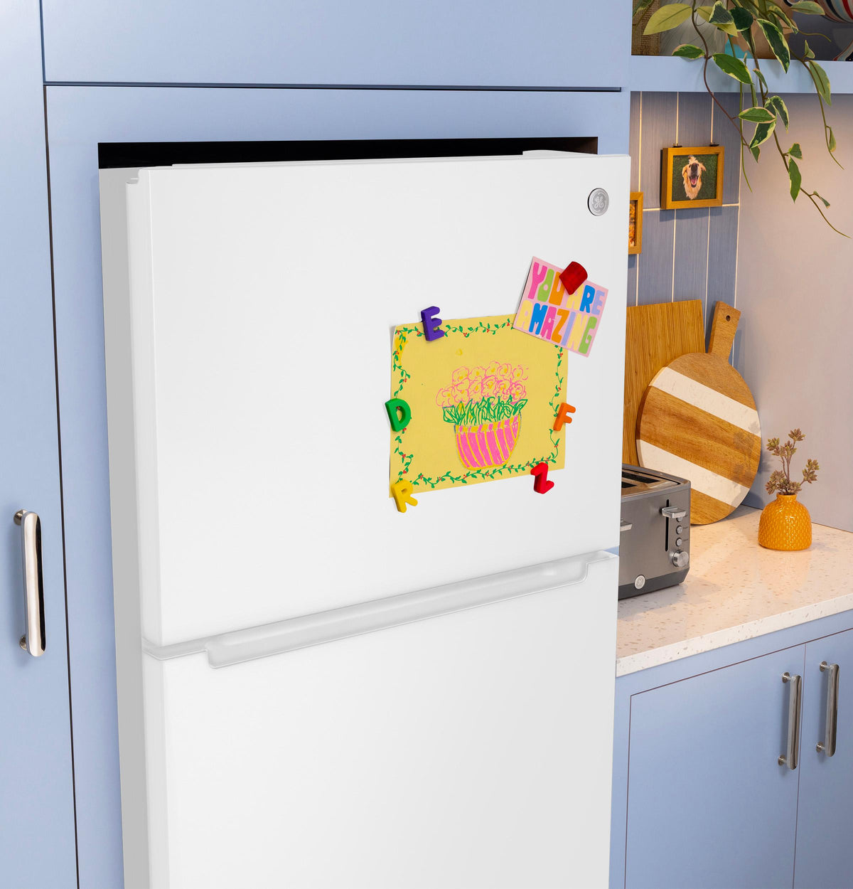 Ge Appliances GPS21KGZWW Ge® 21 Cu. Ft. Garage Ready Top-Freezer Refrigerator
