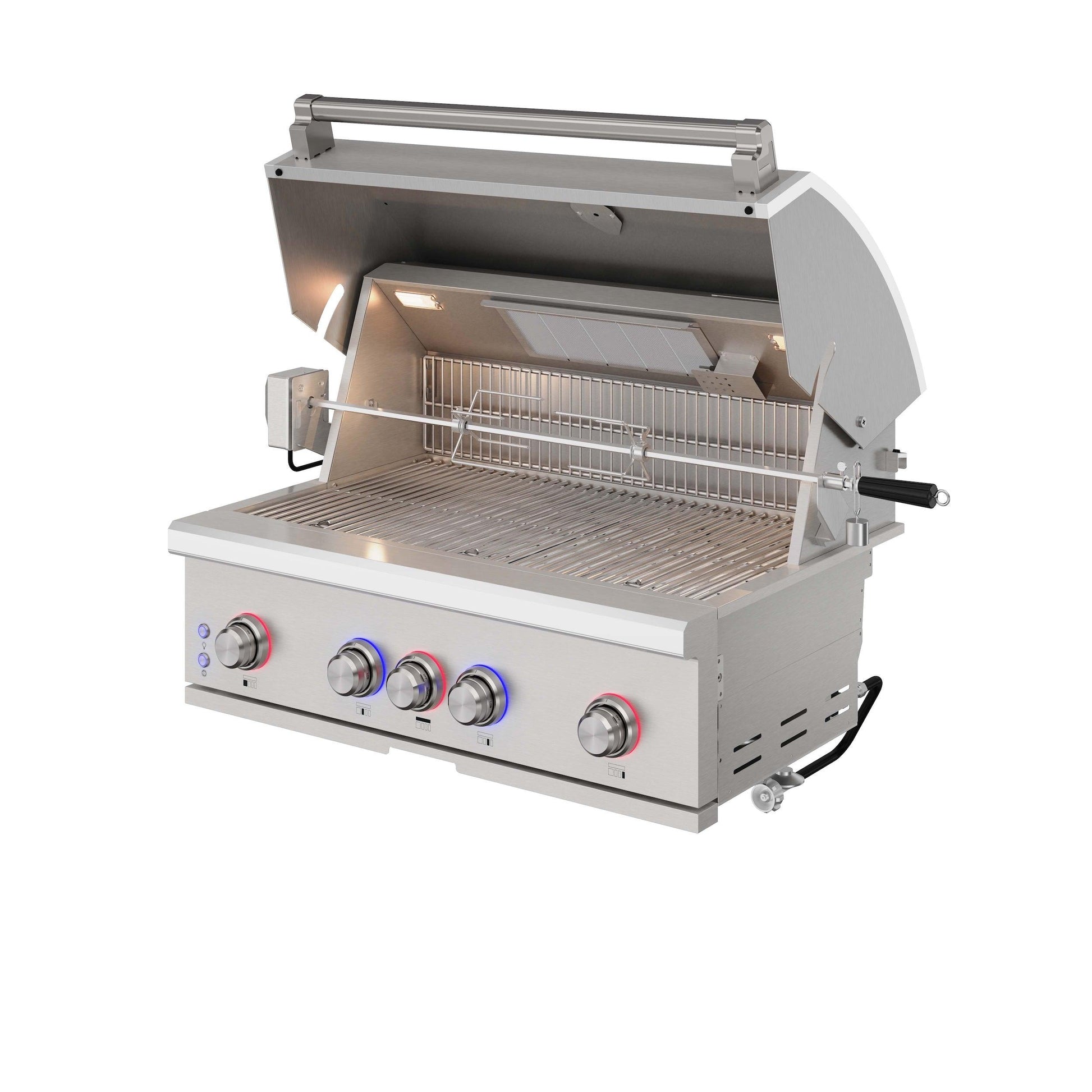 Thor Kitchen TPG3601G 36-Inch 4-Burner Built-In Gas Grill With Sear/Rear Infrared Burner & Rotisserie