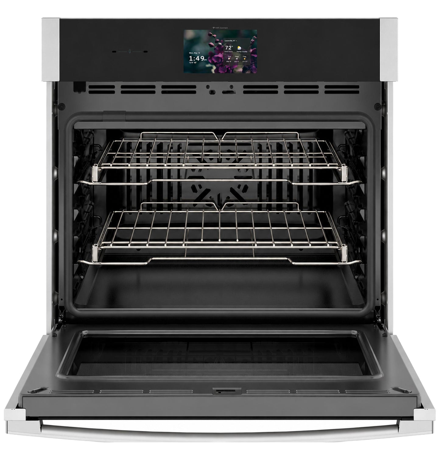 Ge Appliances PTS9000SZSS Ge Profile™ 30" Smart Built-In Convection Single Wall Oven With In-Oven Camera And No Preheat Air Fry