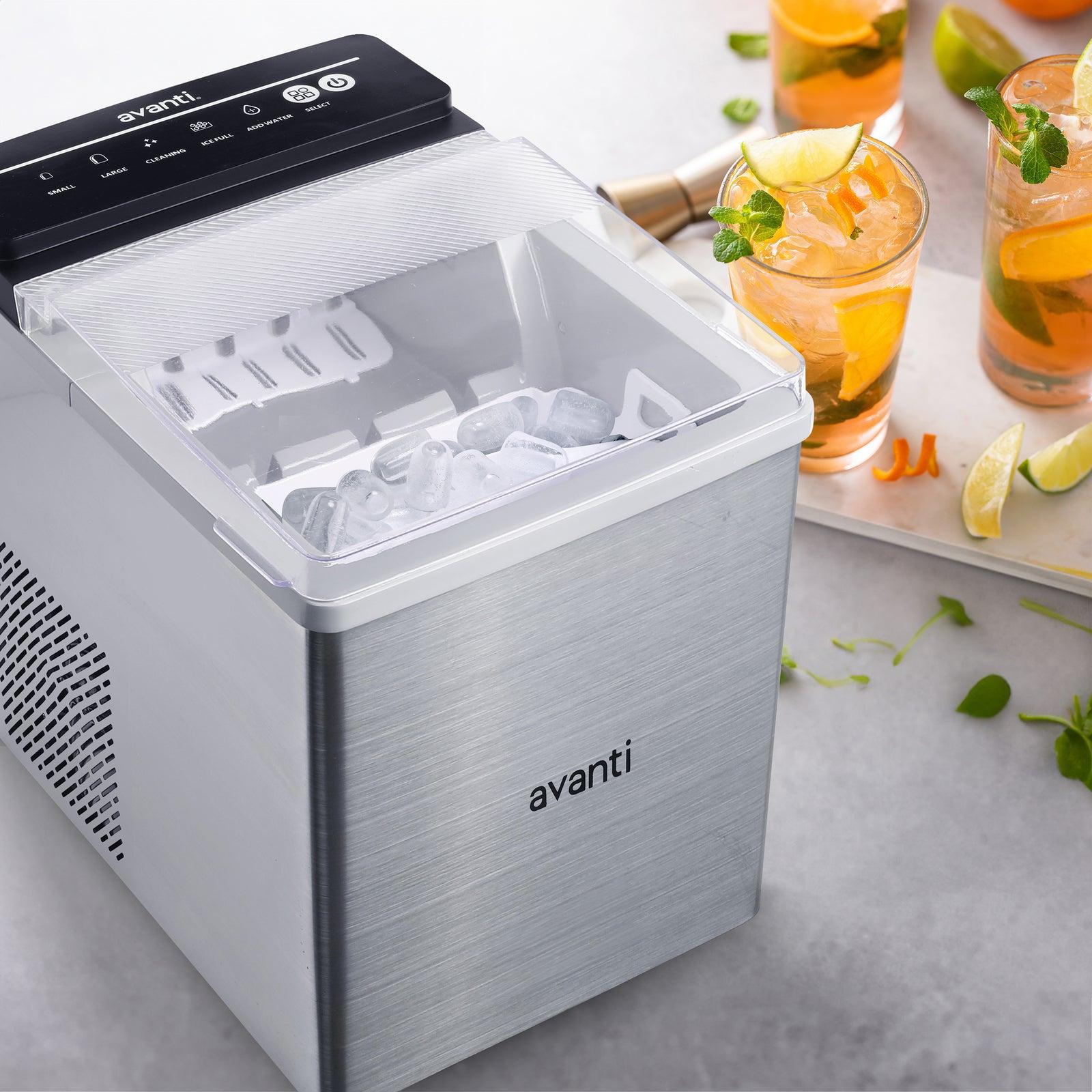 Avanti AVIM333SIS Avanti Speedy Ice Countertop Bullet Ice Maker - Stainless Steel / 5.82 Cu. Ft.